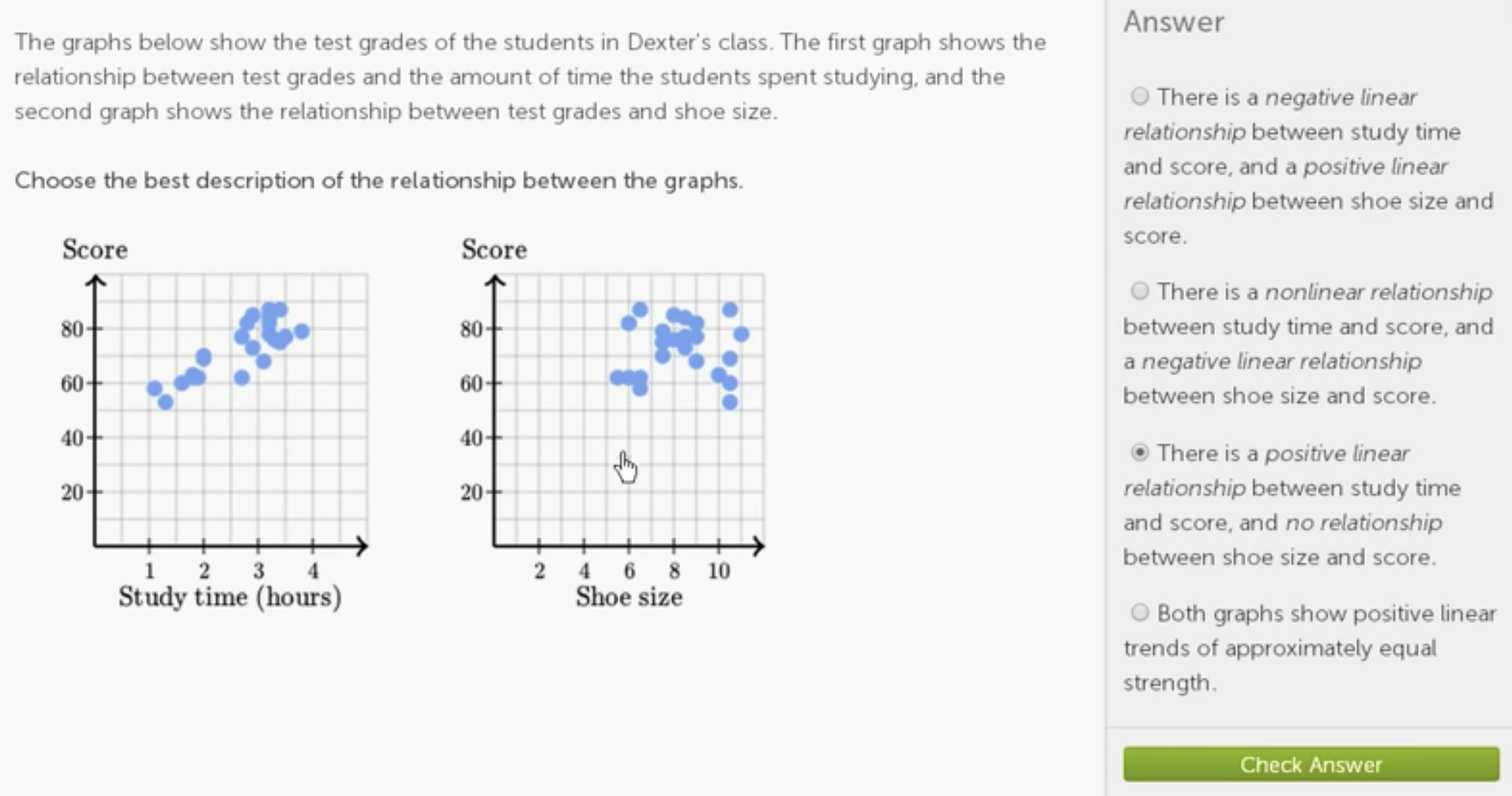 Example of direction in scatterplots fig 1