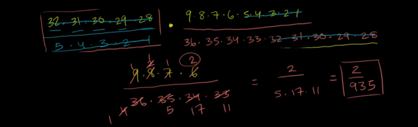 Example Combinatorics and probability fig 2