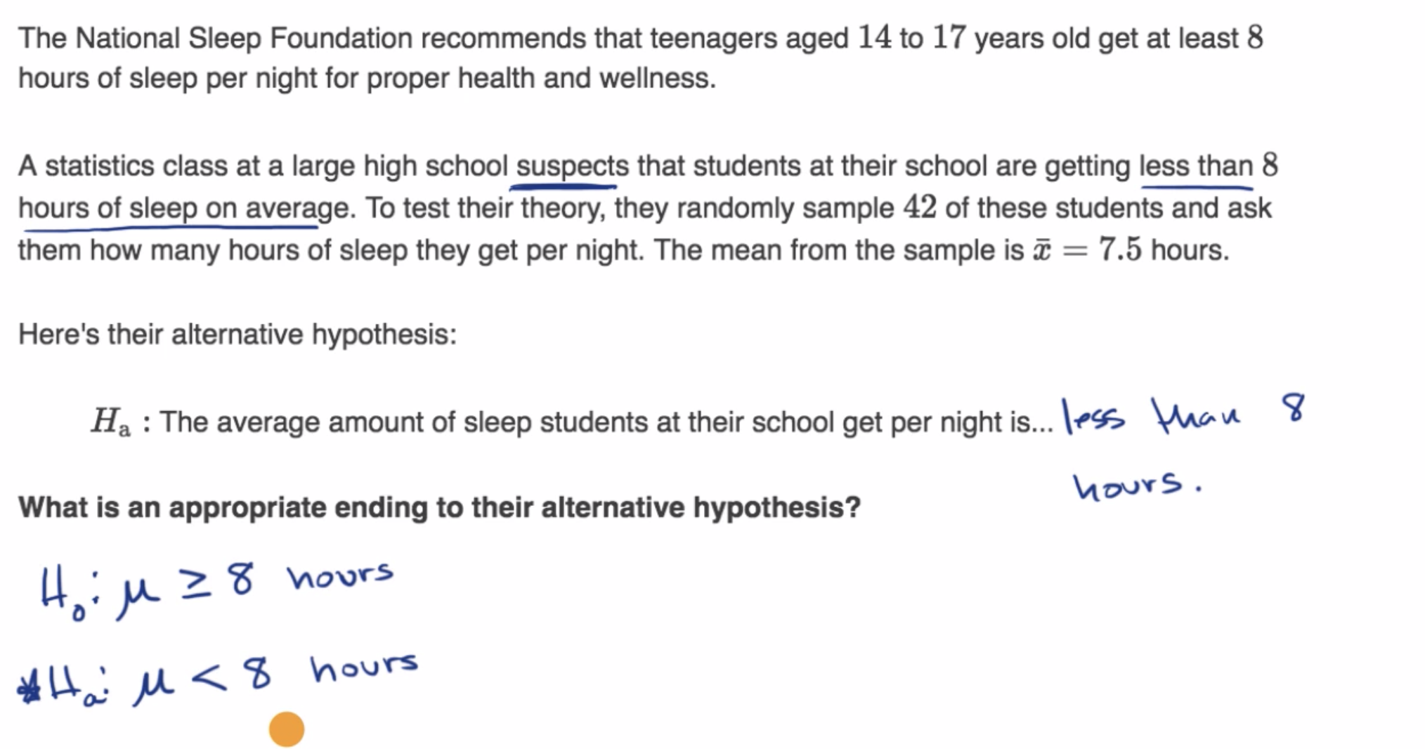 Examples of null and alternative hypotheses fig 3